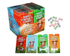 CUKIERKI PUPPY BONE CANDY W CZTERECH SMAKACH BEZ CUKRU - 30 SZTUK