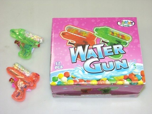 PISTOLETY NA WODĘ Z CUKIERKAMI • WATER GUN - 12 SZTUK