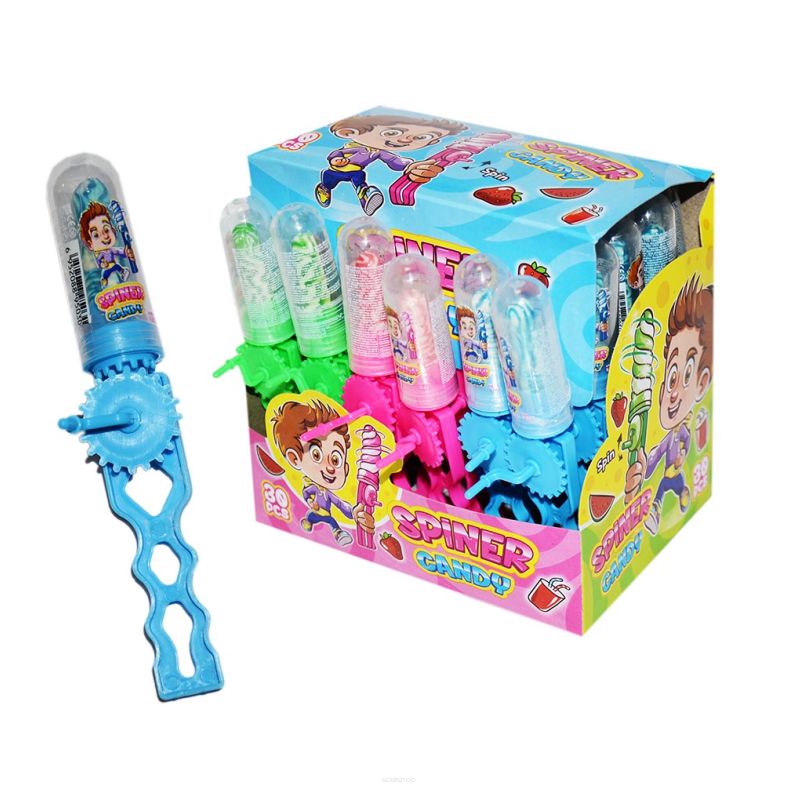 LIZAK NA KORBKĘ • SPINER LOLLLIPOP CANDY - 30 SZTUK