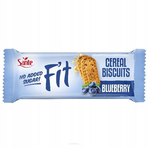 FIT • JAGODOWE CIASTECZKA ZBOŻOWE BEZ CUKRU - 20 SZTUK