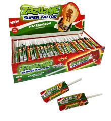 ZAZUAGE SUPERTATTOO LOLLIPOP WATERMELON 50 SZT X 10 GR