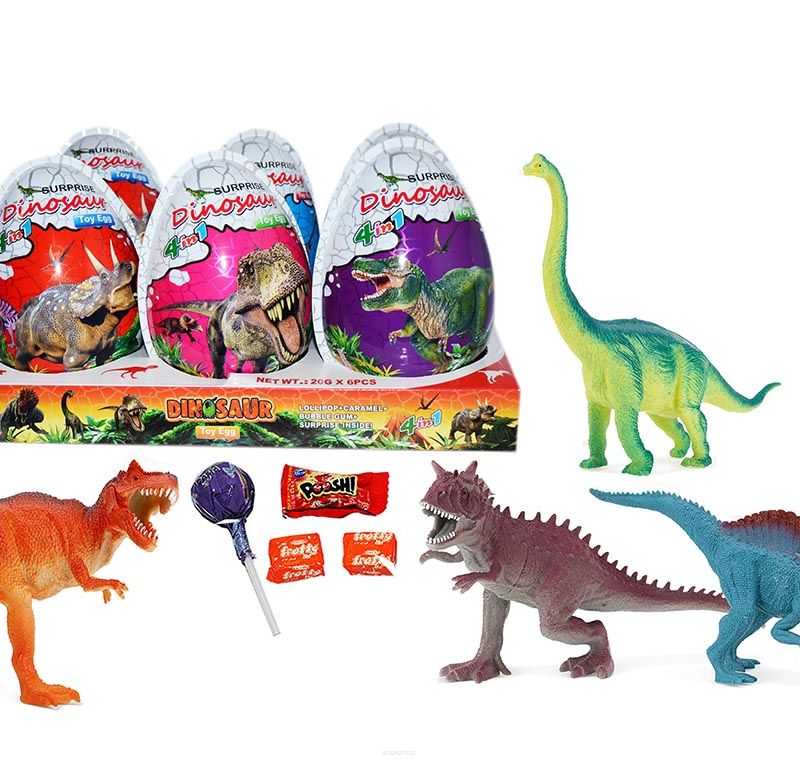 17,5 XXXL DINOSAUR BIG EGG 6 SZT