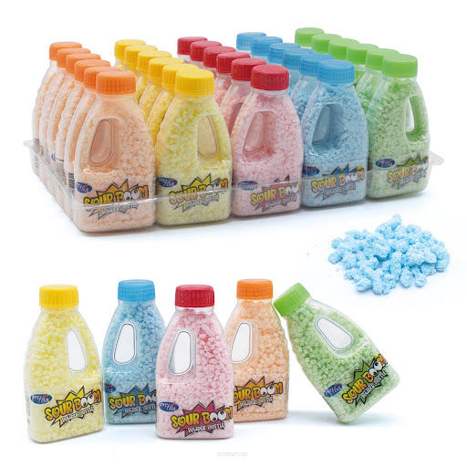 KWAŚNY PROSZEK SOUR BOOM POWDER BOTTLE 30SZT X 10,5G