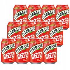 TYMBARK GAZZZ JABŁKO - TRUSKAWKA 0,33L X 12SZT