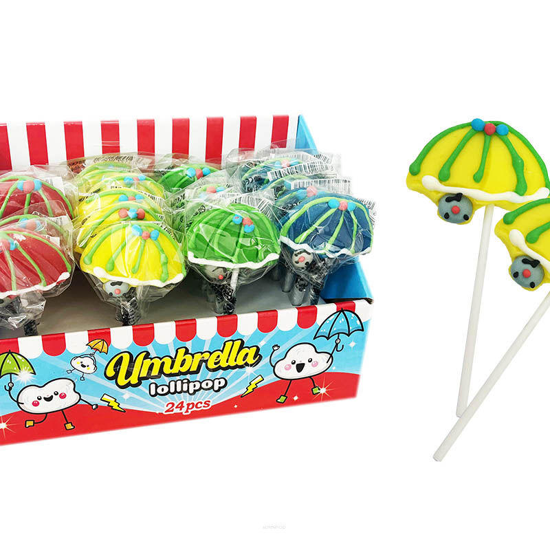 LIZAK PARASOLKA • UMBRELLA LOLLIPOP - 24 SZTUKI