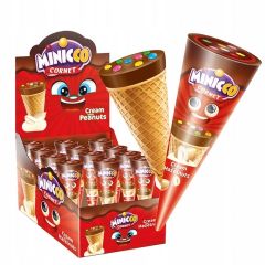 Wafle Czekoladowe Rożki DIPPO CHOCO - 24 szt.