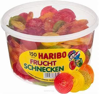 ROTELLA HARIBO • FRUCHT SCHNECKEN - 150 SZTUK