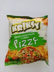 KRIKSY • CHRUPKI KUKURYDZIANE O SMAKU PIZZY - 40 SZTUK