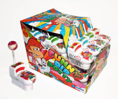 FUNNY DIP POTTY • '' KIBELKI '' Z KWAŚNYM PROSZKIEM I LIZAKIEM - 24 SZTUKI