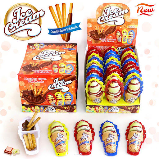 ICE CREAM TORCH CHOCOLATE WITH BISCUITS 12G X 30SZT