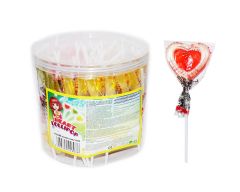 HEART LOLLIPOP • LIZAKI SERDUSZKA - 50 SZTUK