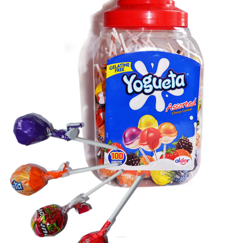 Lizaki YOGUETA Mix 100 szt. - Wyjątkowe Smaki w Jednym Opakowaniu