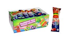 LIZAK OWOCOWY HAMBURGER • FRUIT TWISTER LOLLIPOP - 30 SZTUK