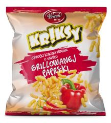 KRIKSY CHRUPKI KUKURYDZIANE 0 SMAKU GRILOWANEJ PAPRYKI 18GX40SZT