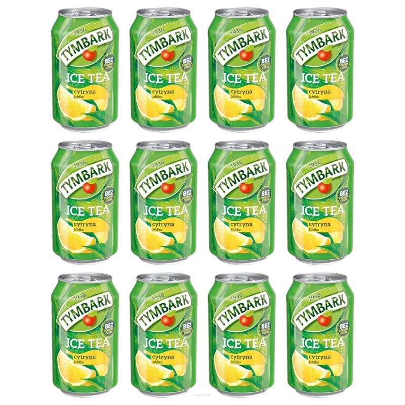 TYMBARK ICE TEA O SMAKU CYTRYNY - 12 SZTUK