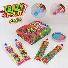 ŻEL OWOCOWY W TUBCE Z DŻEMEM  • CRAZY FRUIT - 24 SZTUKI