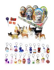 17,5 CM XXXL PETSHOW PLASTIC EGGS 6 SZT jajka