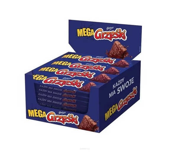 GRZEŚKI MEGA W CZEKOLADZIE 36SZT X 48G