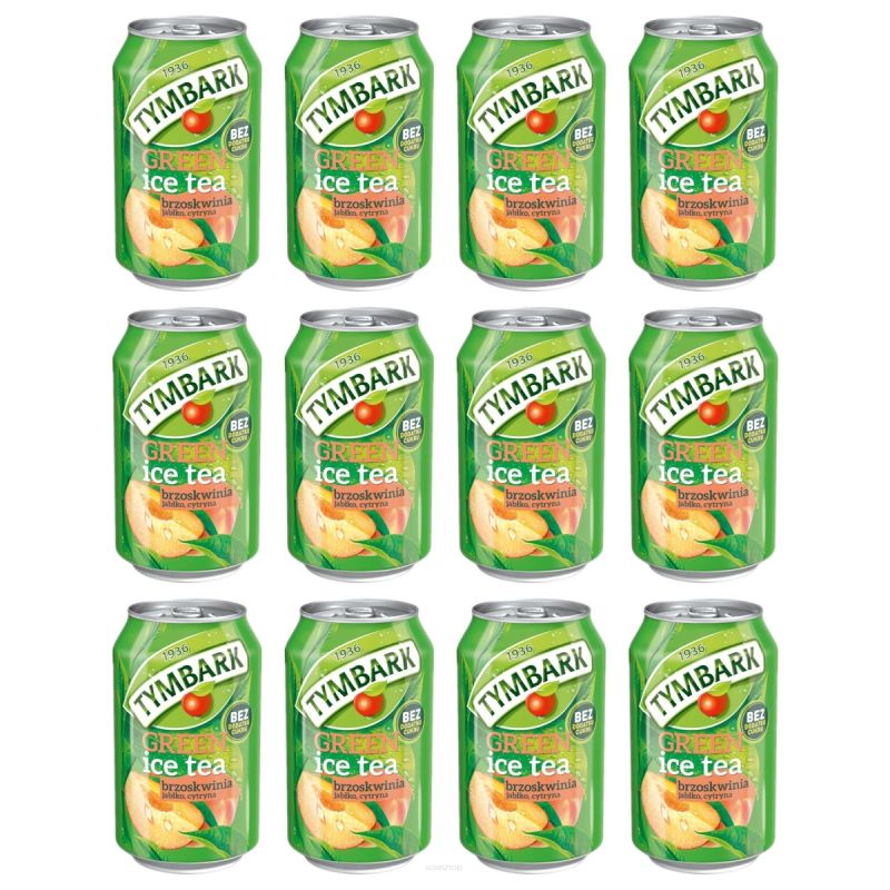 TYMBARK ICE TEA O SMAKU BRZOSKWINI - 12 SZTUK