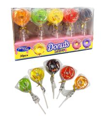 DONUTS LOLLIPOP 30 SZT X 15 GR