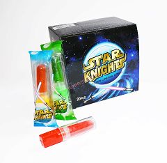 ŚWIECĄCA CUKIERKOWA POMADKA DO UST • STAR KNIGHTS LASER LIPSTICK CANDY - 20 SZTUK