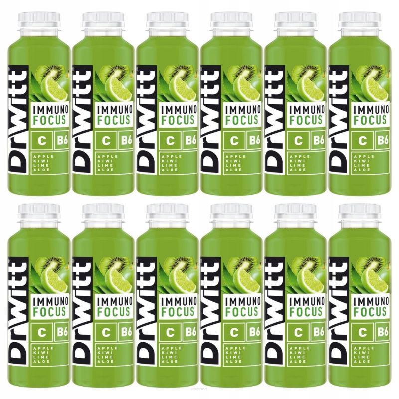 DR WITT IMMUNO FOCUS KIWI LIMONKA ALOES 12SZT X 0,4L