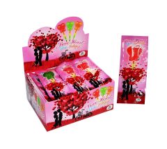 ŚWIECĄCE LIZAKI SERCA • LOVE HEART GLOW LOLLIPOP - 48 SZTUK