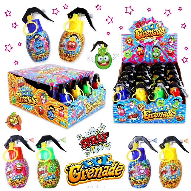 SPRAY OWOCOWY • XXL GRENADE - 20 SZTUK