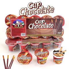 CZEKOLADOWY KREM Z CIASTECZKAMI • CHOCOLATE CUP - 10 SZTUK